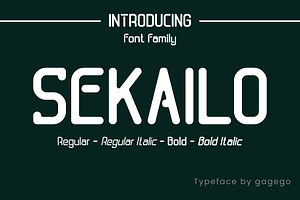 SEKAILO FONT SANS SERIF