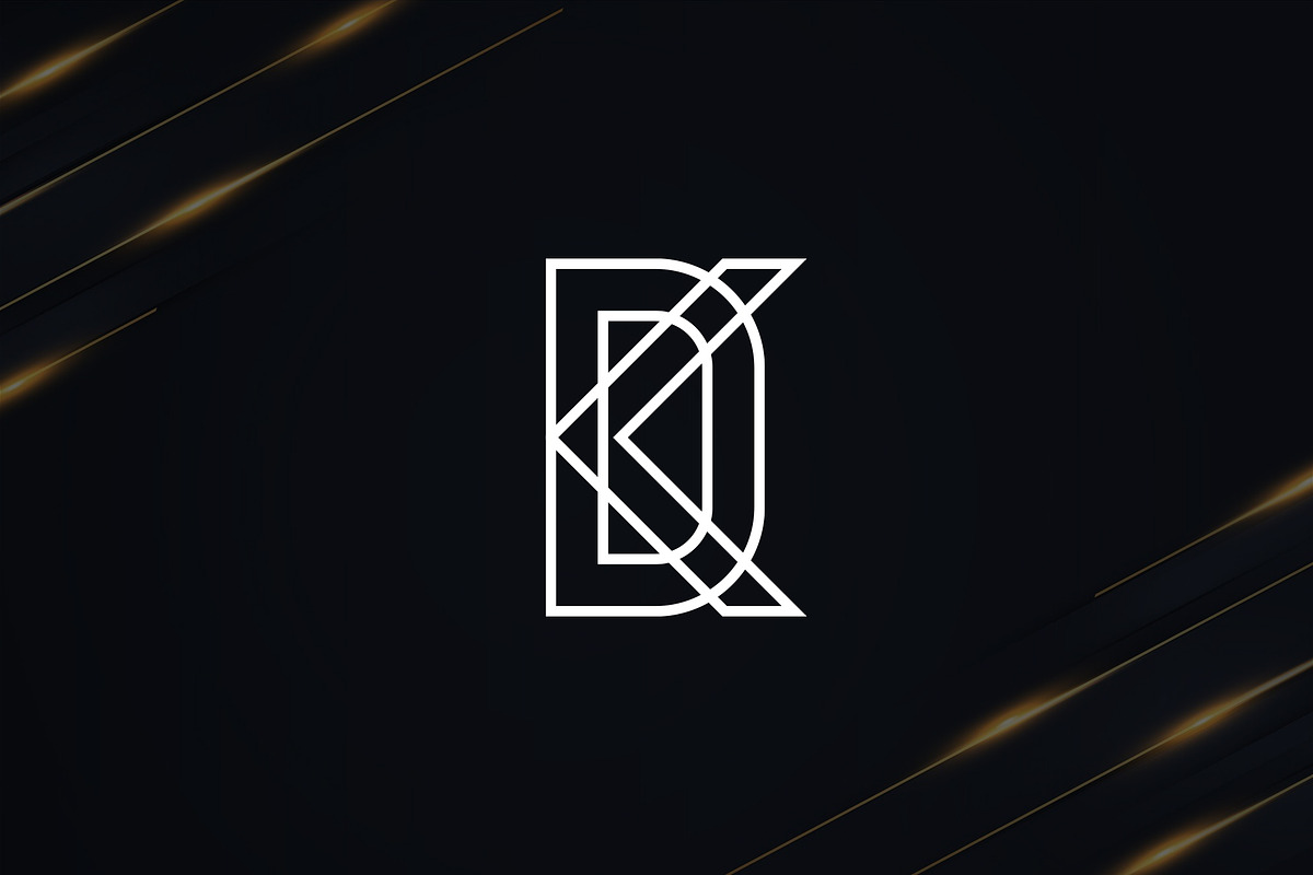 Minimalist Luxury Initials DK Logo, a Branding & Logo Template by Luxury Logos (Photo 2 of 4)