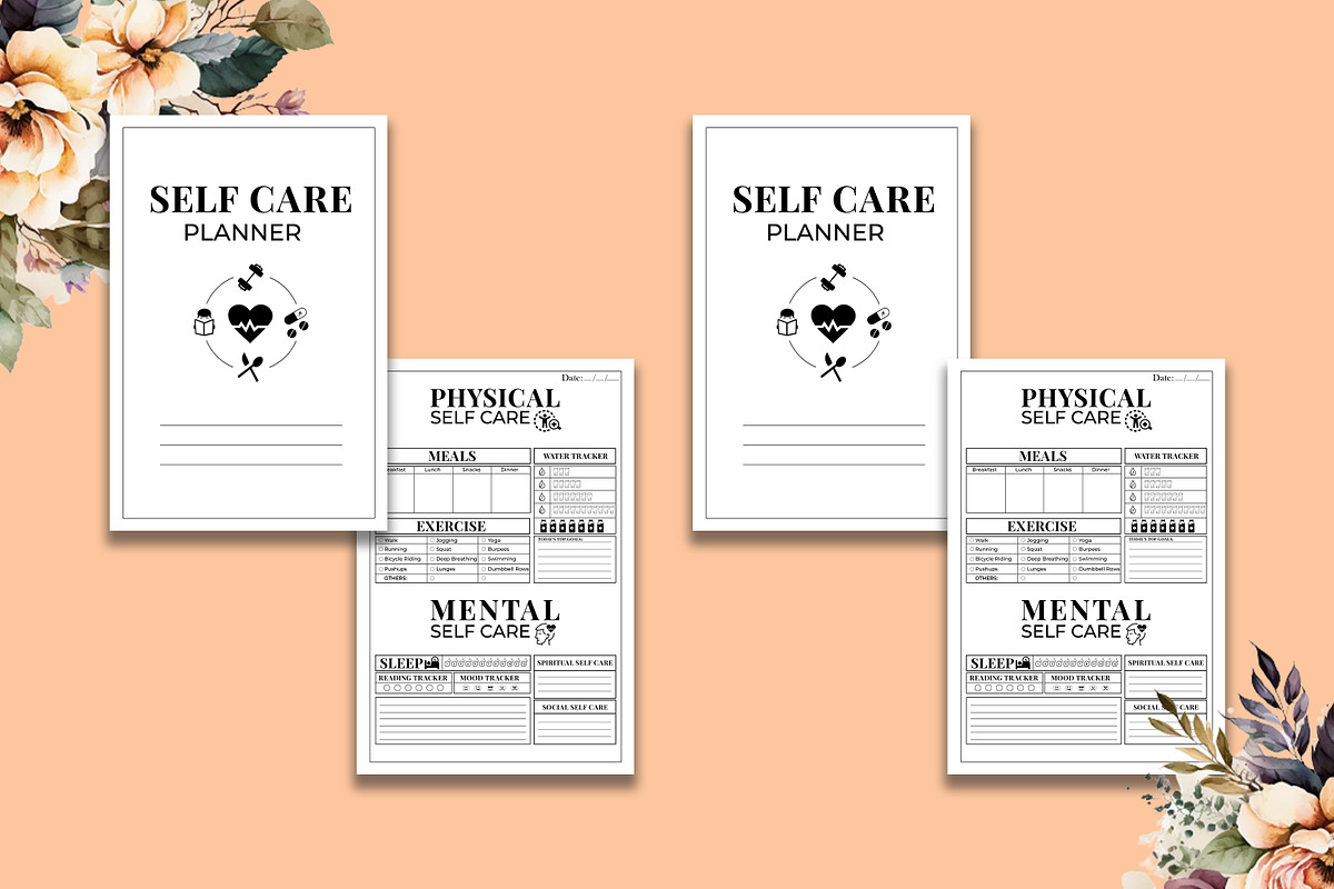 Self Care Planner Kdp Interior, a Stationery Template by Hurairagraphics (Photo 2 of 3)