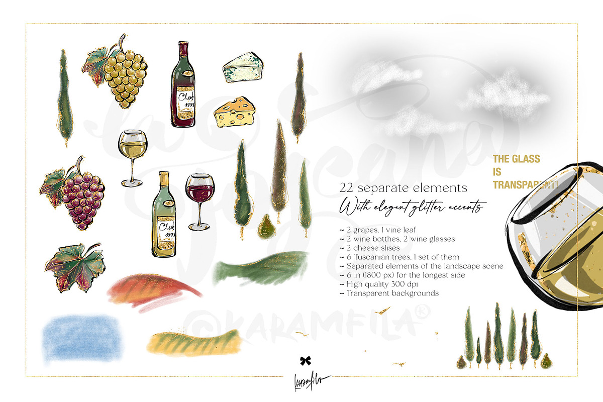 Wine Food Spa Resort Branding Kit preview 6