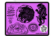 Tattoo Flash Vol. 14 - Stamp Set, a Brush Add-On by LA Studio Sthlm (Thumbnail 3 of 6)