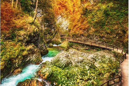 Vintgar gorge, Slovenia, a Nature Photo by Nature and travel