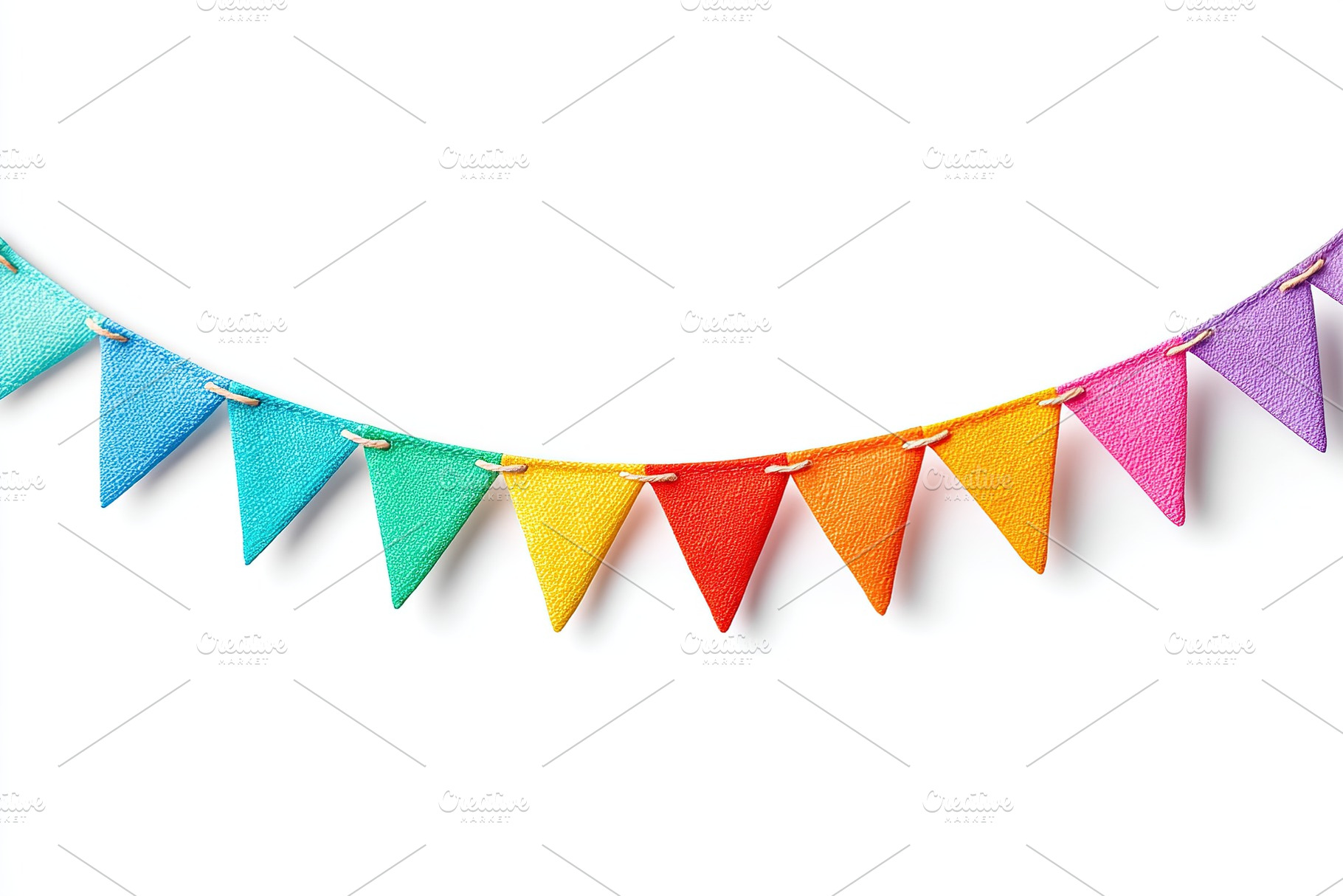 Bright colorful paper flags create a festive atmosphere for celebrations and ev, a Background Photo by AlyaAnd