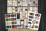 The Last Hour Vintage New Year Kit, a Seasonal Illustration by ThatsDesignArt (Thumbnail 14 of 19)