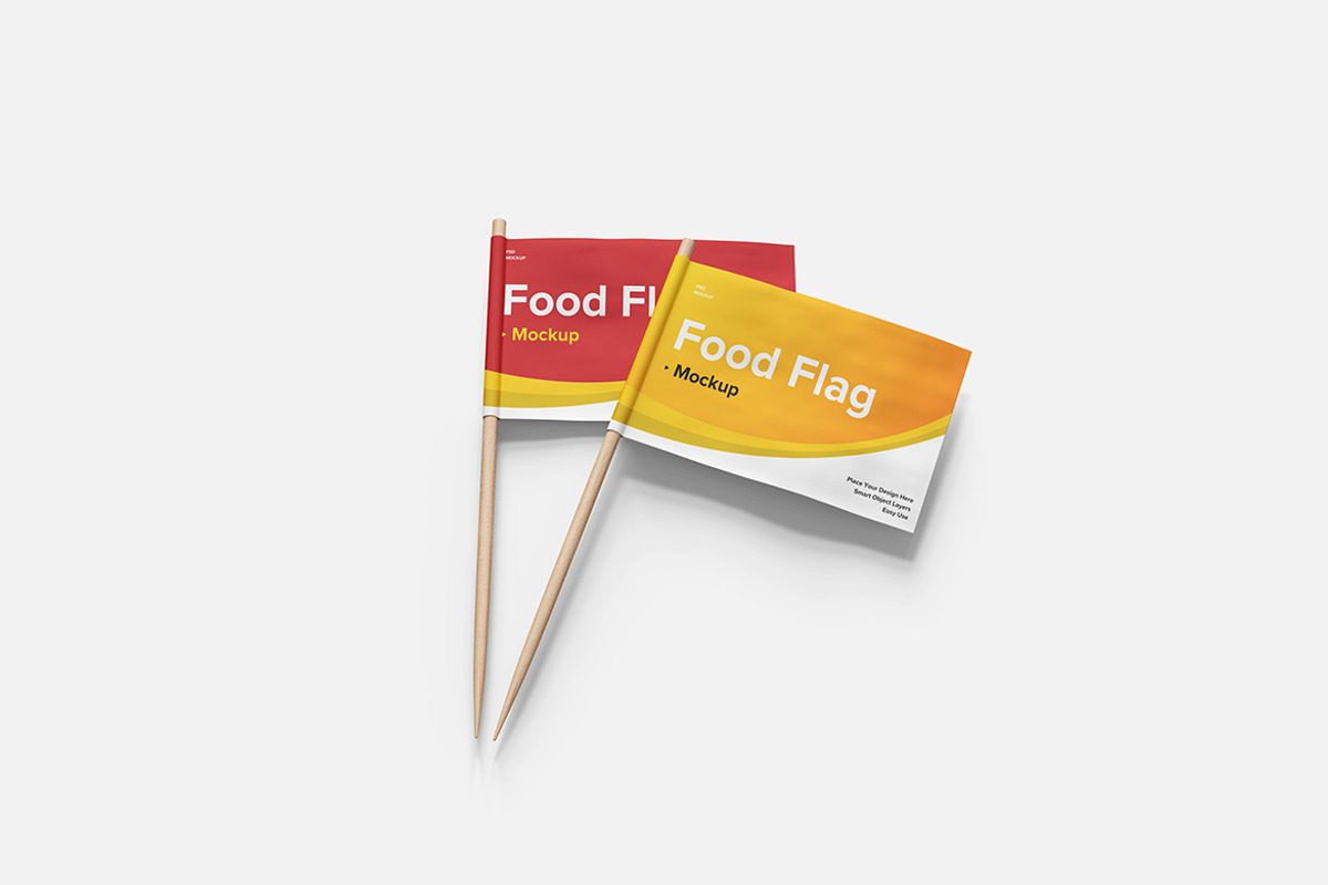 Food Flag Mockup, a Product Mockup by MrLetters (Photo 4 of 5)