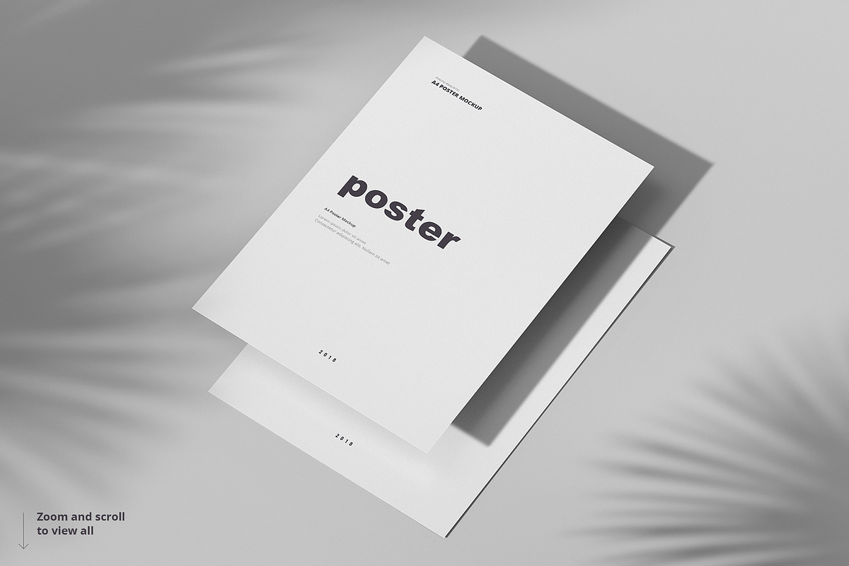 Poster / Flyer Mockups, a Books & Magazine Mockup by WebAndCat (Photo 14 of 21)
