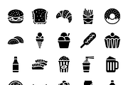 Flat Fast Food Icons, a Duotone Icon by Brickclay (Thumbnail 6 of 6)