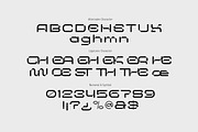 Nebula Rolek - Cyber Techno Typeface, a Sans Serif Font by Imoodev (Thumbnail 6 of 6)