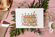 Cute Easter Clipart PNG Bundle., an Object Illustration by KennedyStudio (Thumbnail 5 of 5)