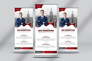 Corporate Roll-Up Banner Design