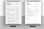 Word Resume/CV, a Resume Template by SlideCo (Thumbnail 2 of 6)