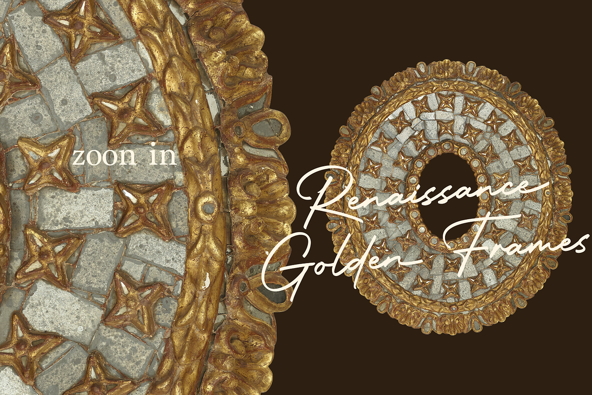 Renaissance Golden Frames Cliparts, an Object Graphic by Lilithcollageart (Photo 3 of 14)
