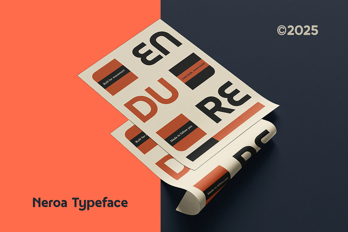 Neroa – Modern Sans Serif Font, a Sans Serif Font by Brand Earth (Photo 6 of 7)