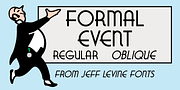 Formal Event JNL, a Font by Jeff Levine Fonts (Thumbnail 1 of 5)