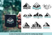 Mountains and trees sketch, an Object Graphic by Live line (Thumbnail 3 of 6)