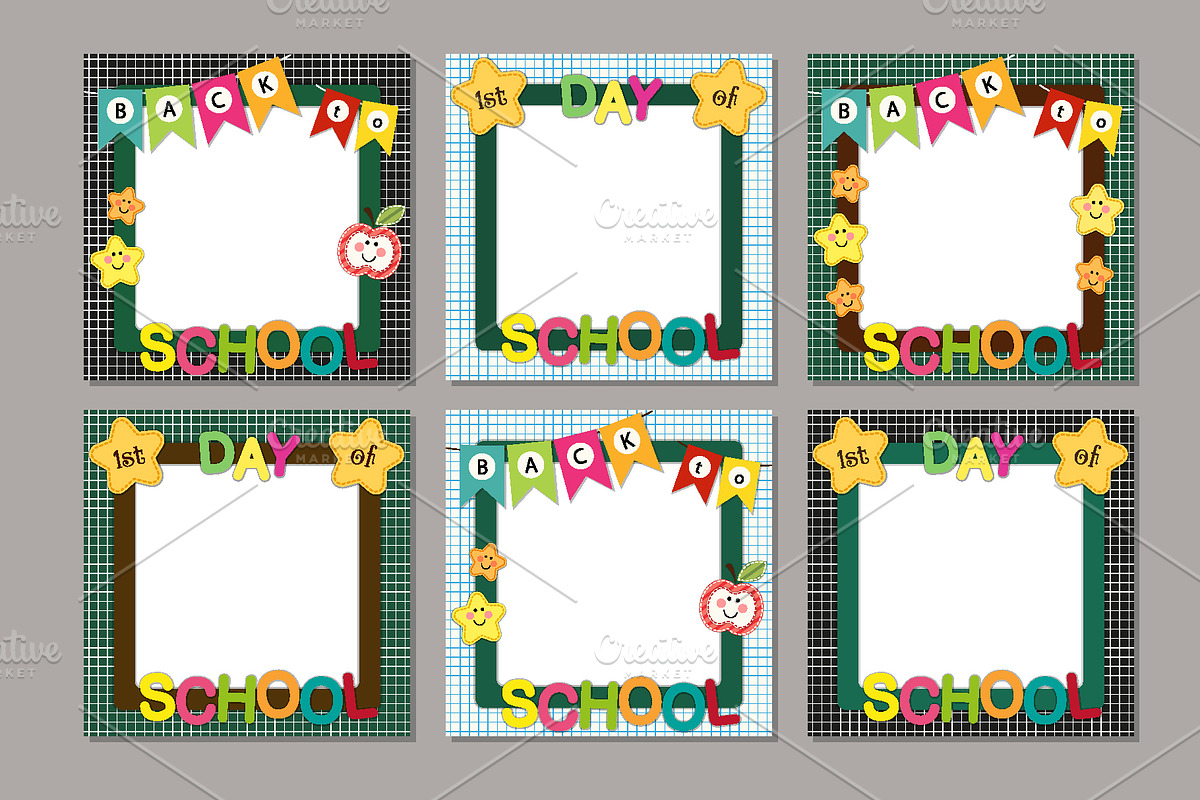 Cute Kawaii Back to School Bundle, an Education Illustration by C Design Studio (Photo 8 of 19)