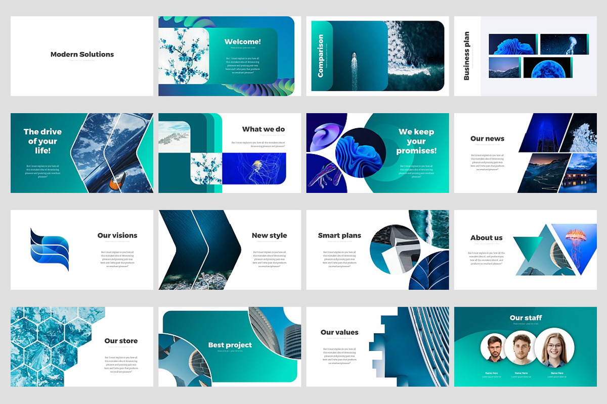 Modern Solutions Keynote, a Presentation Template by Presentation Templates (Photo 2 of 7)