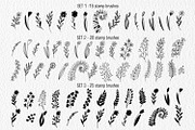 Plant Stamp brushes for Procreate, a Brush Add-On by ViktoriArt (Thumbnail 2 of 9)