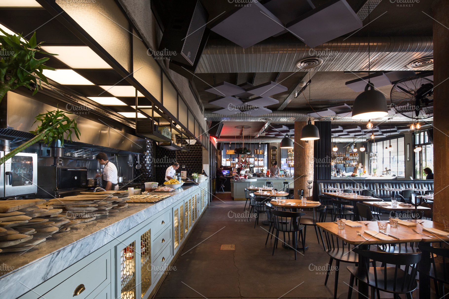 Restaurant bar stock photo containing architecture and architectural, an Architecture Photo by Altkat