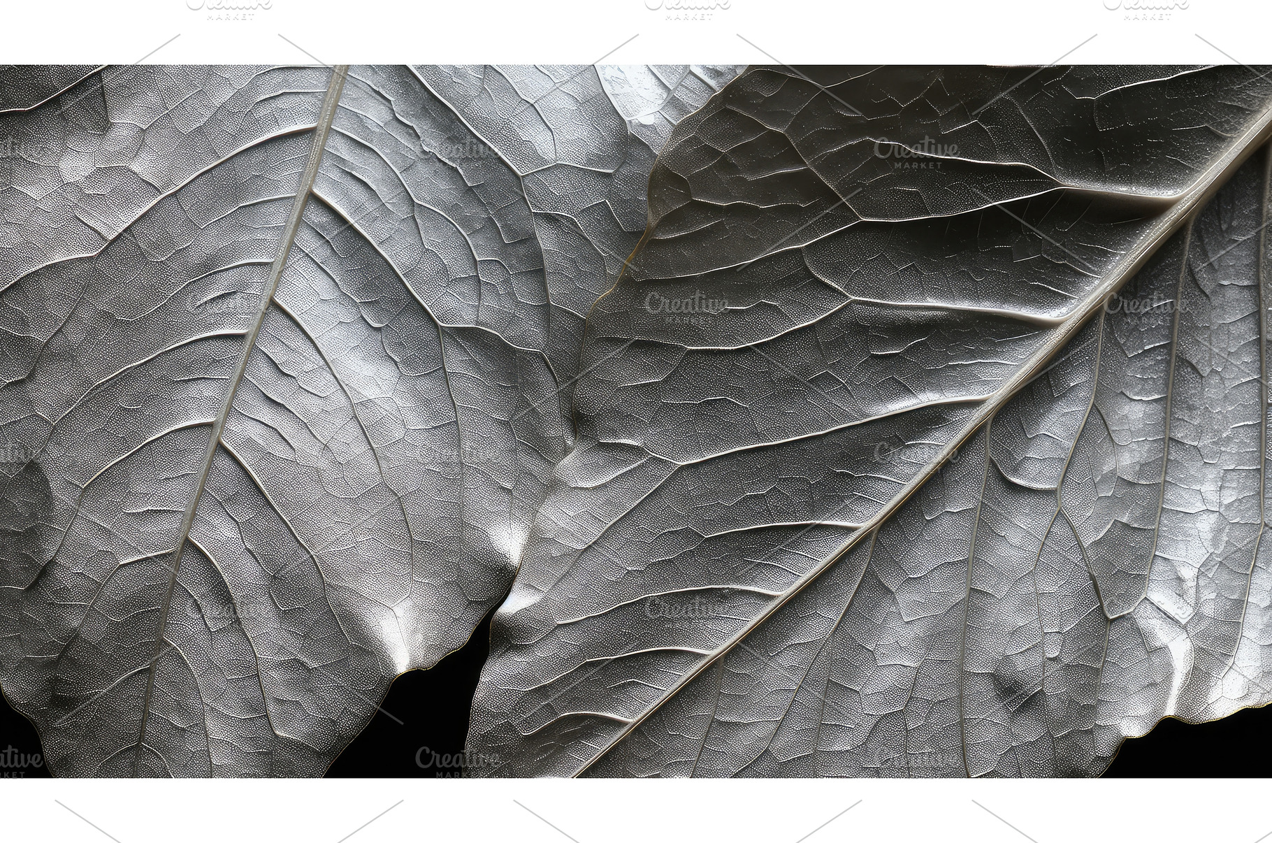 crinkled silver leaf texture ai, a Background Photo by pikepicture