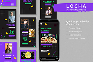 Locha - Webinar Instagram Stories