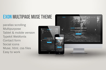 Exon - Multipage muse theme