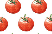 Tomato watercolor set, a Food Illustration by wedraw (Thumbnail 3 of 4)