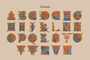 Ulm Initials medieval font, a Blackletter Font by kaer_shop (Thumbnail 2 of 13)