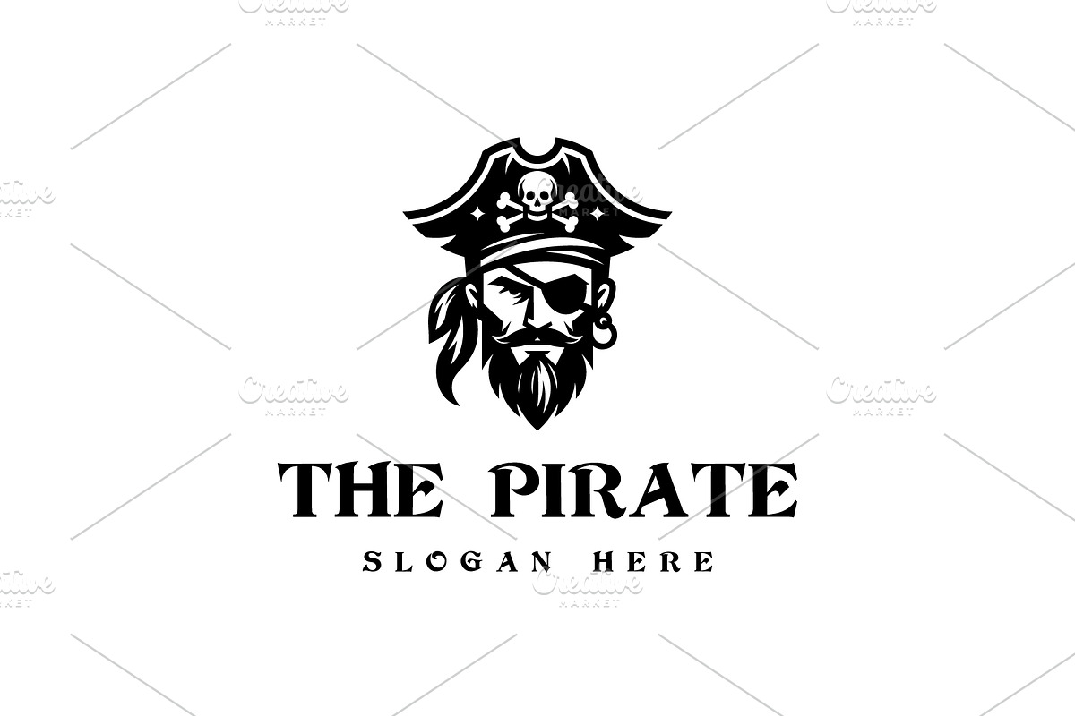 Pirate Logo, a Branding & Logo Template by Pixes (Photo 1 of 2)