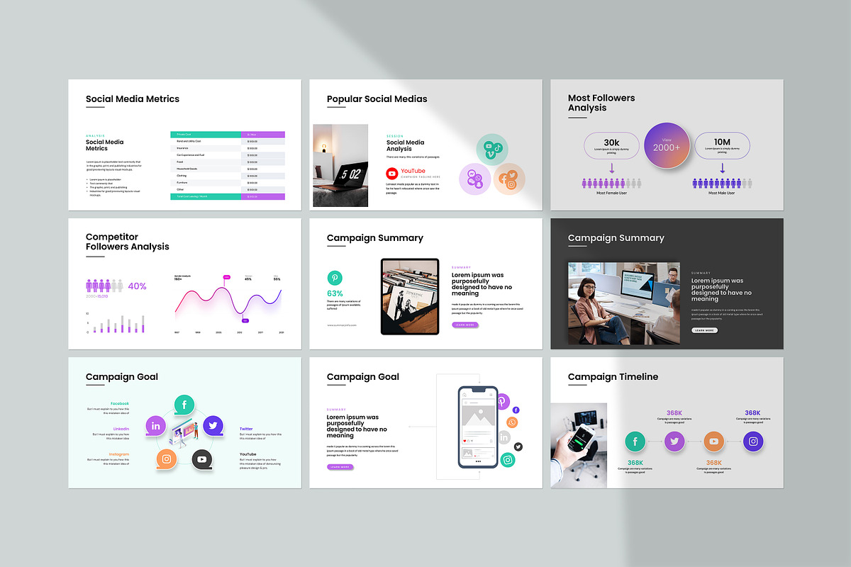 Digital Marketing Strategy, a Presentation Template by creathrivestudio (Photo 12 of 23)
