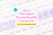 Mental health Canva template bundle, a Social Media Template by Cate Creates (Thumbnail 9 of 11)