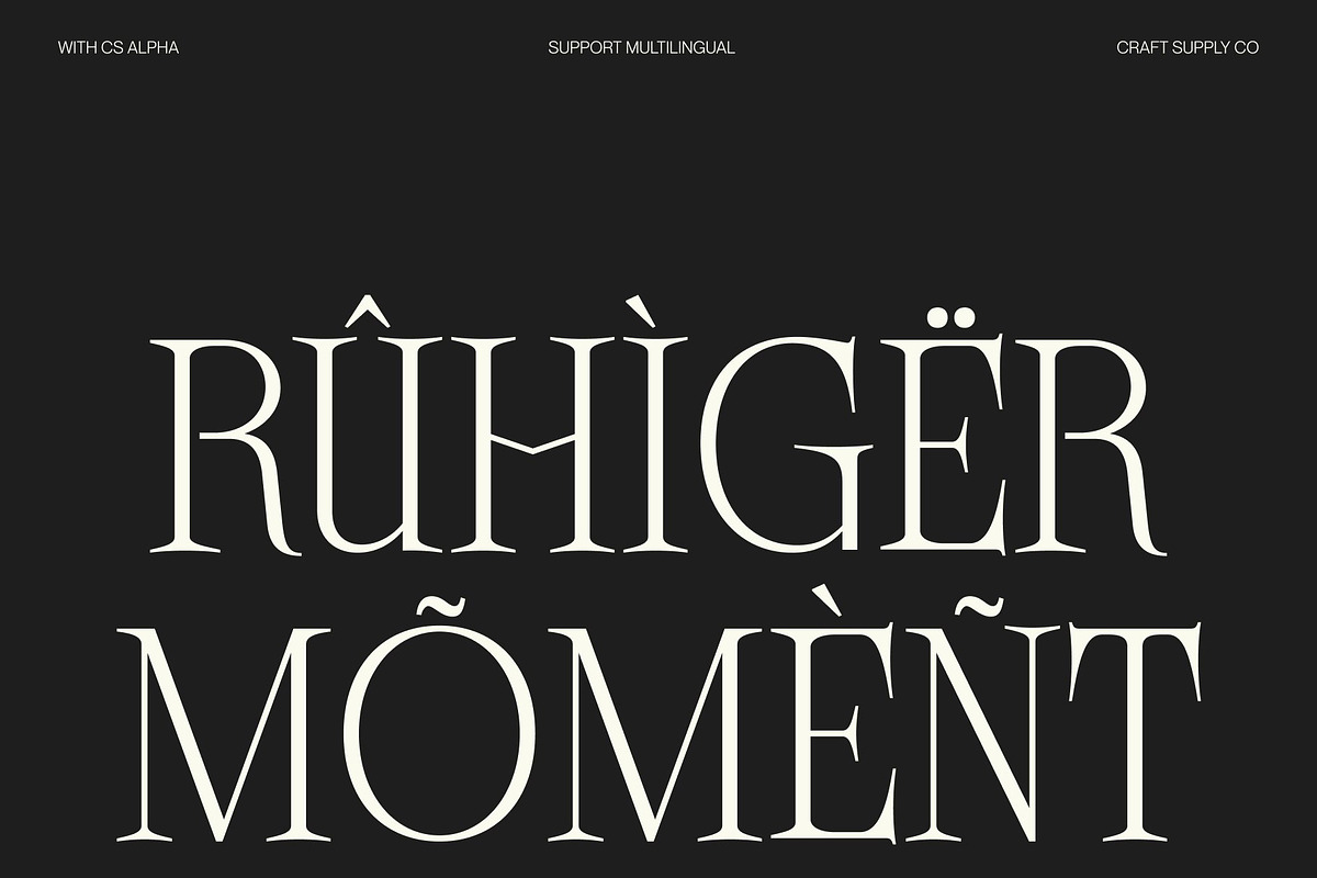 CS Alpha – Classic Serif Font, a Serif Font by Craft Supply Co. (Photo 7 of 8)