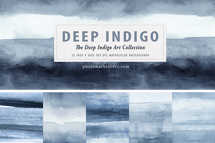 Deep Indigo Art Collective, a Texture Graphic by Photohacklovers