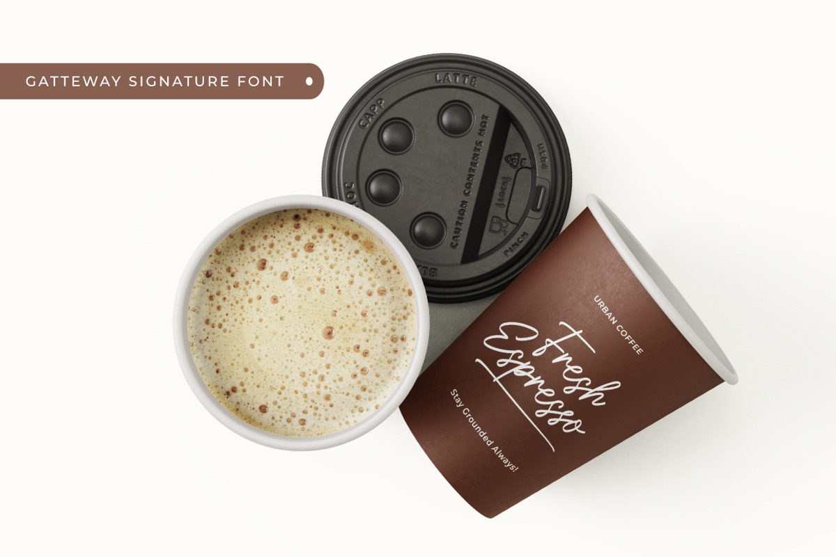 Gatteway Signature - Bold Script, a Handwritten Font by Bluestype Studio (Photo 7 of 11)