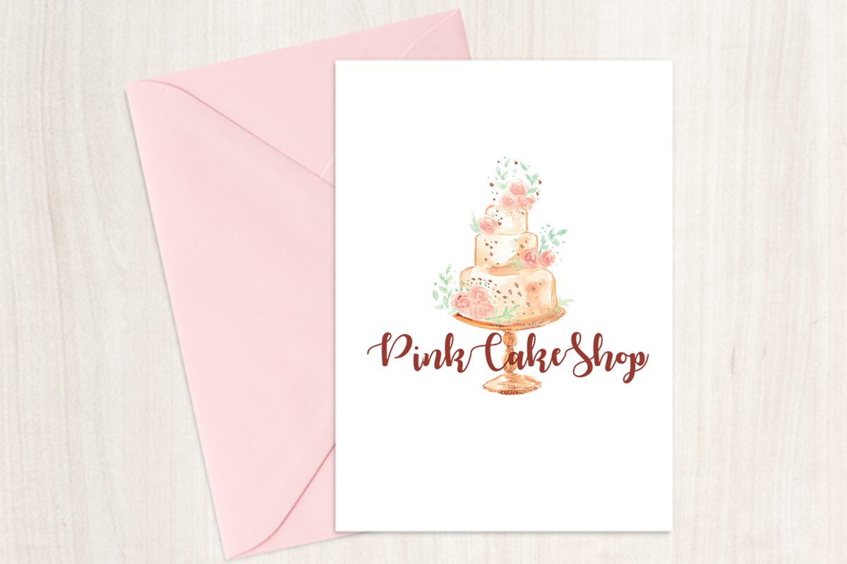 Cake Logo Template Business Branding, a Branding & Logo Template by Pinkinks (Photo 2 of 2)