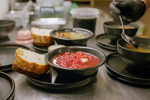 Catering cooking cafeteria lunch soup bowl chef, a Food & Drink Photo by Photo Drive Studio