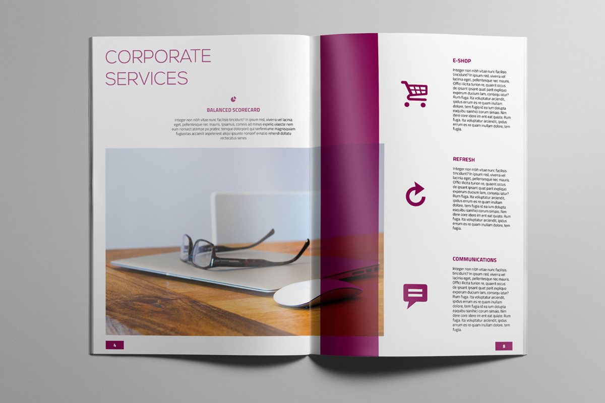 Lavender Company Profile, a Brochure Template by Boris Cupac (Photo 7 of 11)