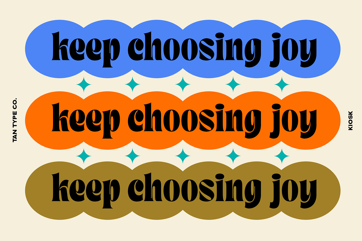 TAN - KIOSK, a Serif Font by TanType (Photo 5 of 16)