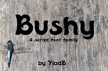 Bushy font family
