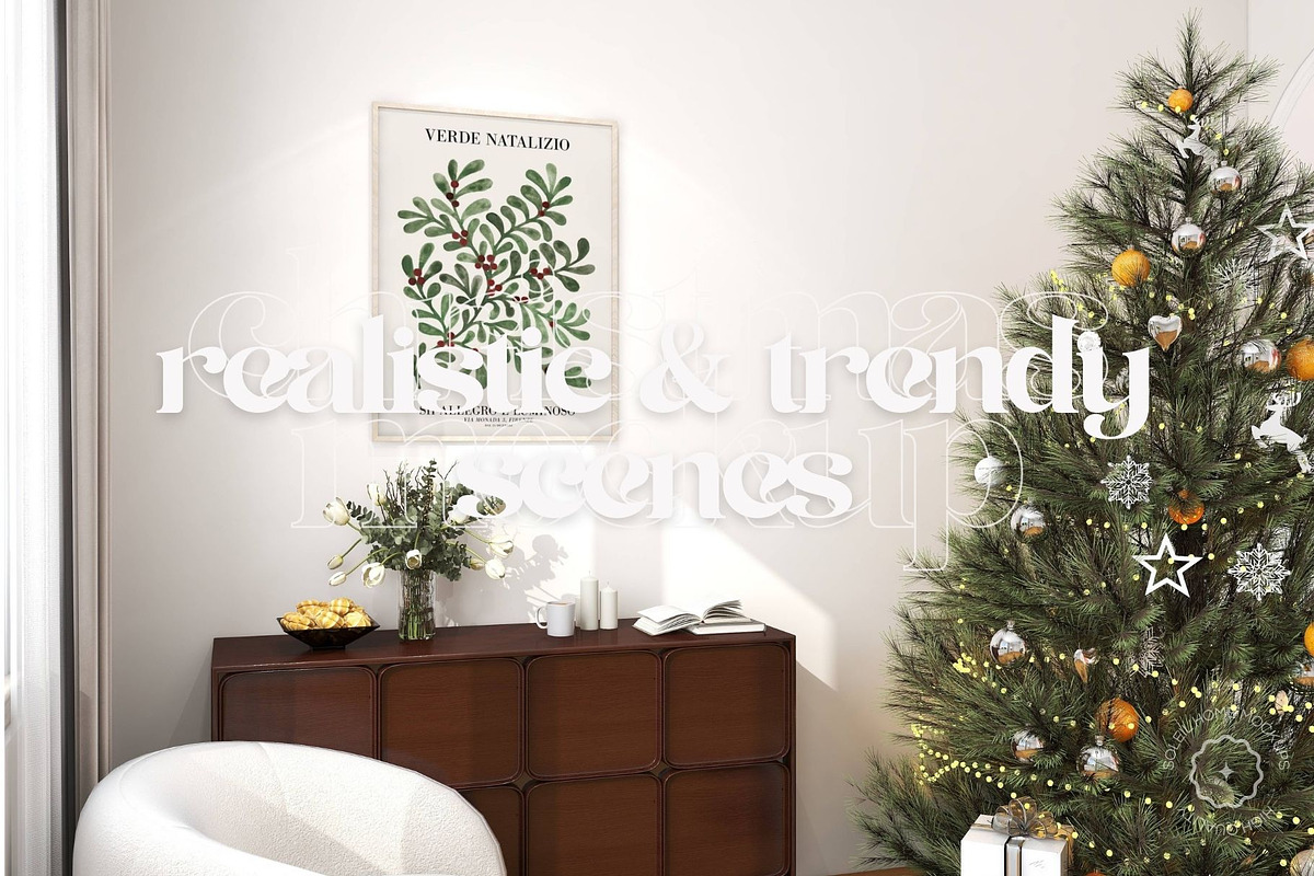 Frame mockup bundle — CHRISTMAS, a Product Mockup by SoleilHomeMockups (Photo 8 of 12)
