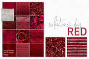 Valentine's Day Red Textures, a Texture Graphic by rileyBgraphics (Thumbnail 1 of 7)