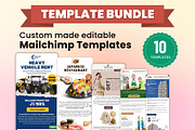 Mailchimp editable template Pack, an Email Template by Nivindesign (Thumbnail 2 of 12)