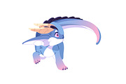 Cute baby dragons set + patterns, an Animal Illustration by PaperTrident (Thumbnail 2 of 13)
