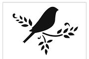 Elegant Bird Silhouette Design, a Technology Illustration by CarWrap design (Thumbnail 3 of 3)