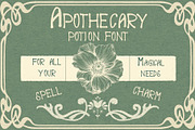 APOTHECARY POTION font, a Handwritten Font by Debby Blooms (Thumbnail 1 of 4)