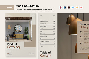 Furniture Interior Catalog Brochure, a Brochure Template by trabaskriya
