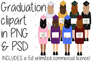 Graduation, Graduating, College,, an Illustration by CommercialCliparts (Thumbnail 1 of 3)