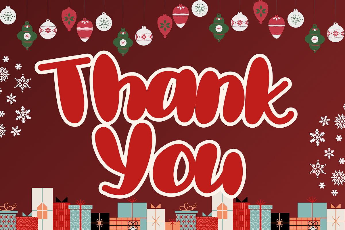 Yuletide is a handwritten font, a Handwritten Font by Brown Cupple (Photo 9 of 9)