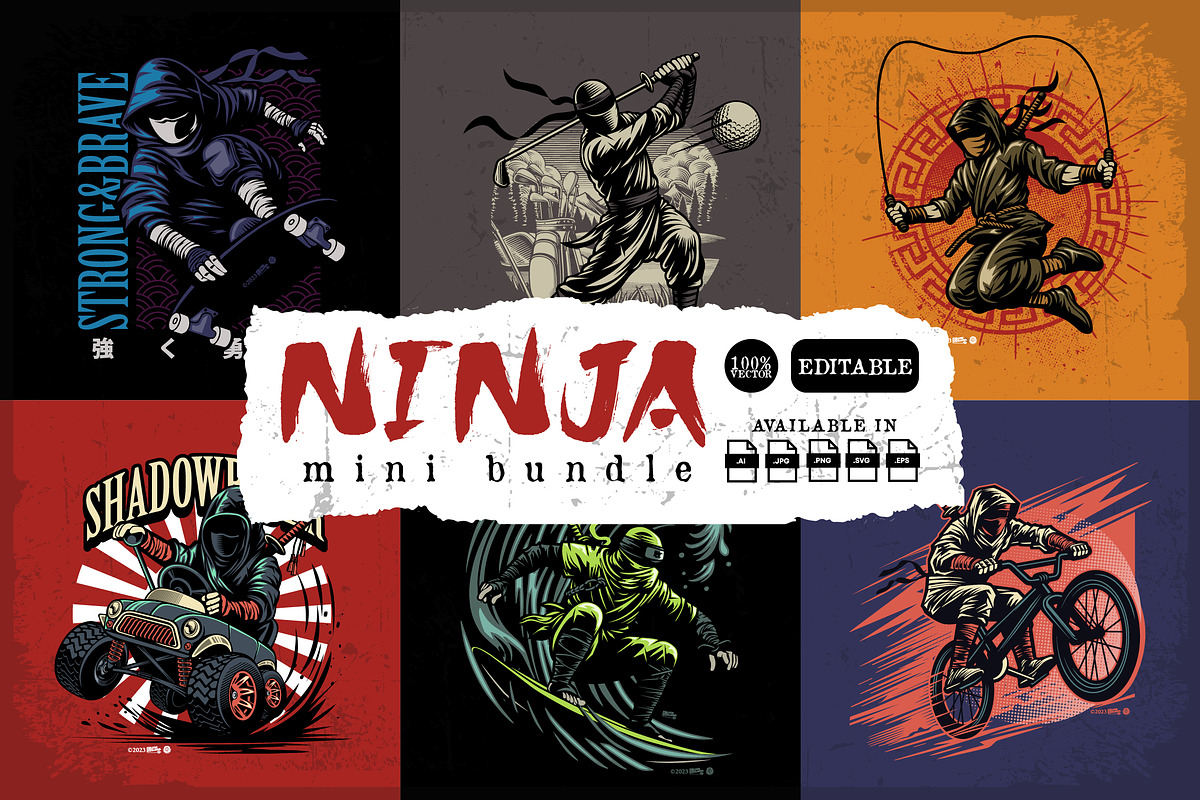 ultimate Japanese Ninja illustration, a Person Illustration by The BolzStudio (Photo 1 of 3)
