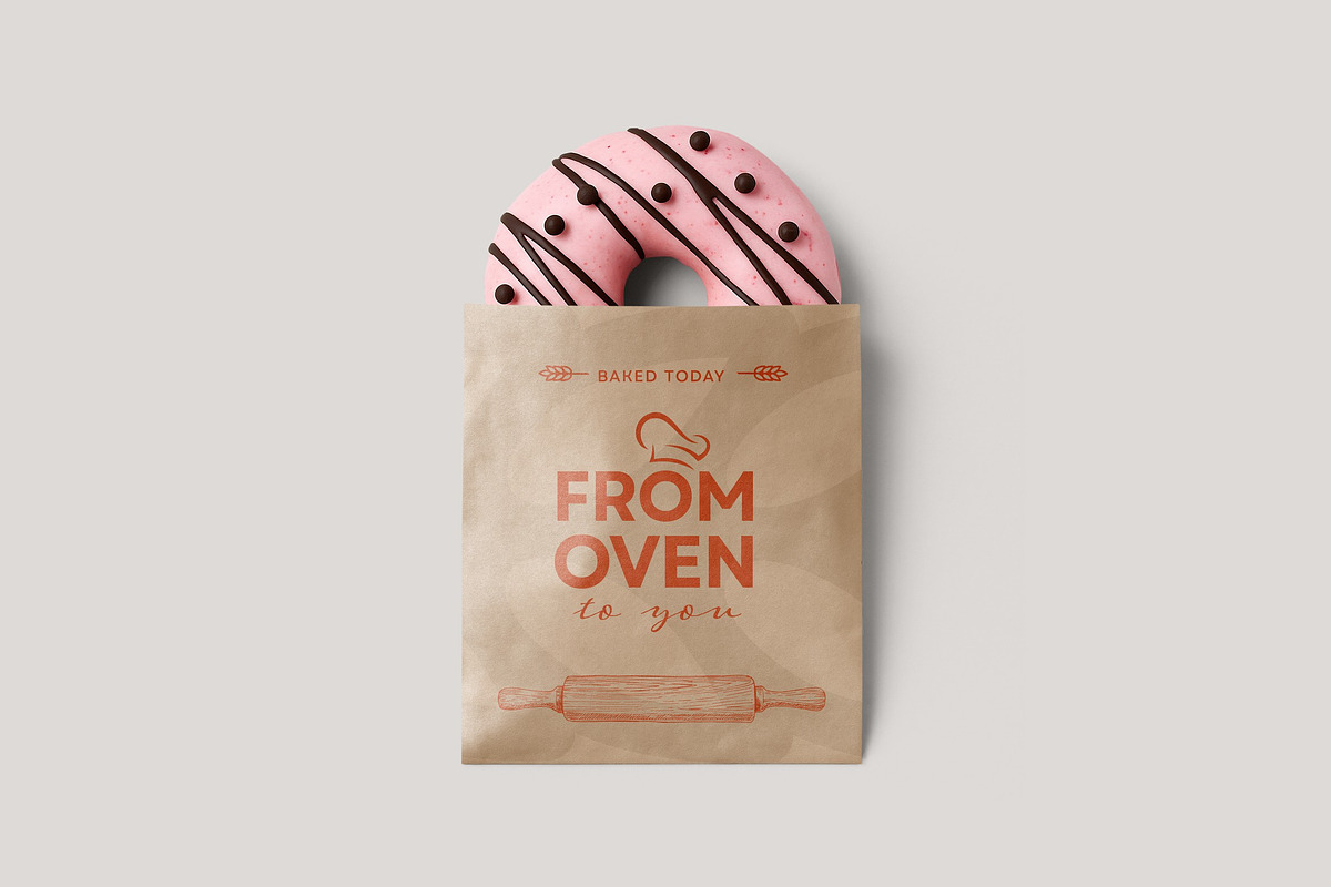 Bakery & Bread Packaging Mockups, a Packaging Mockup by dpi (Photo 8 of 16)